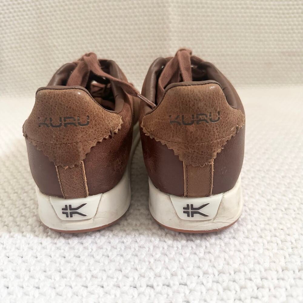 Kuru Men's Roam Clove Brown Leather Classic Court Sneaker Gum Sole Heel Men 9.5 - Picture 8 of 11